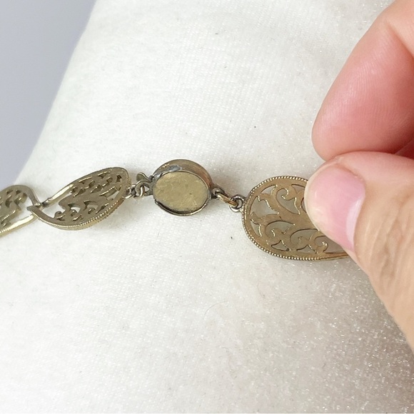 Vintage Gold Tone Tassel Necklace - Picture 8 of 13